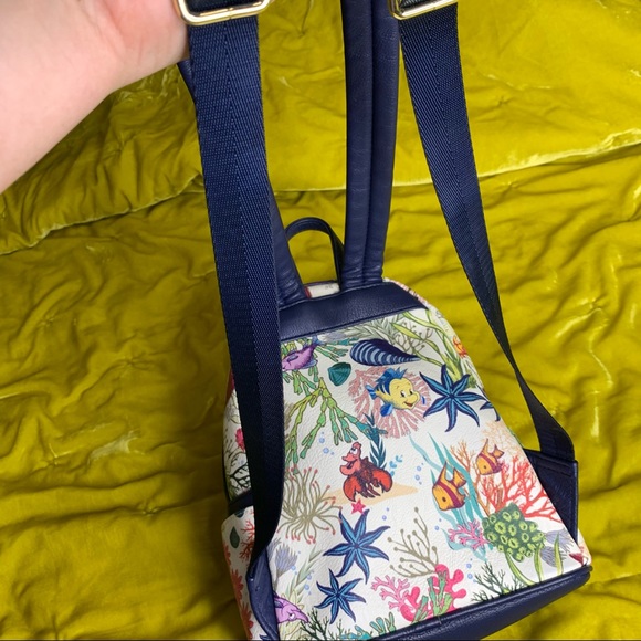 Loungefly Bags Loungefly Flounder And Sebastian Mini Backpack